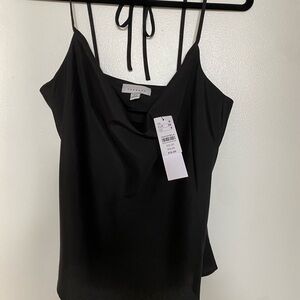 NTW Black Topshop Tank with Ties